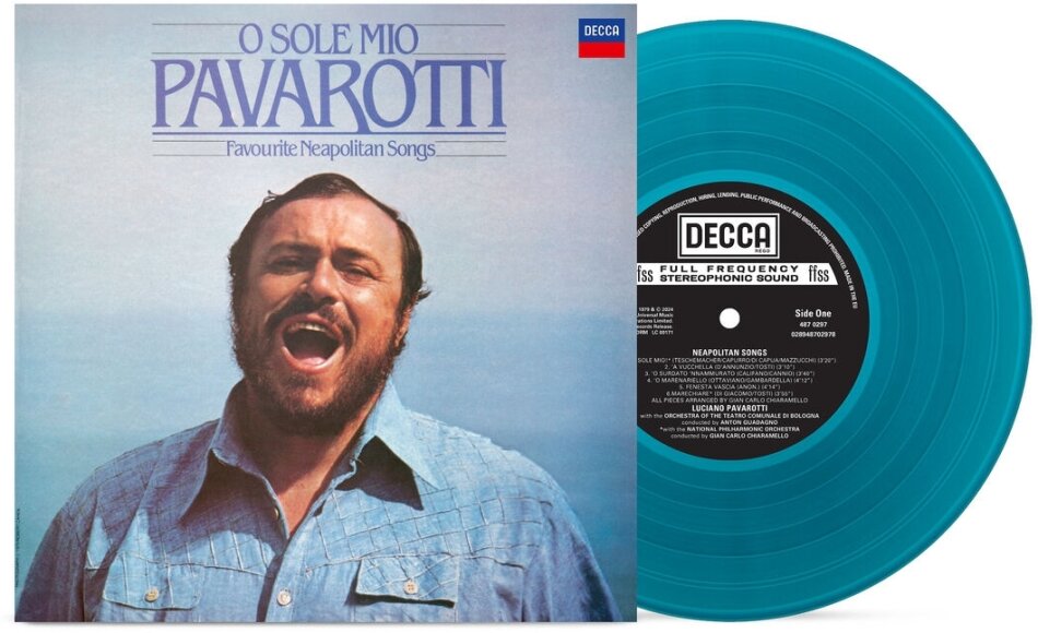 Luciano Pavarotti - O Sole Mio - Favourite Neapolitan Songs 2024 Reissue, Decca, LP