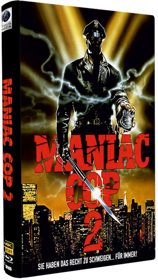 Maniac Cop 2 (1990) Hartbox, Cover A, Limited Edition, 4K Ultra HD + Blu-ray