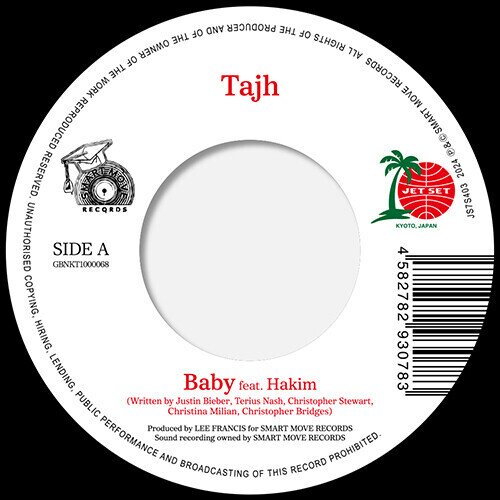Tajh - Baby Feat. Hakim / Party In The U.S.A 7" Single