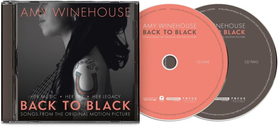 Amy Winehouse - BACK TO BLACK: SONGS FROM THE ORIGINAL MOTION PICTURE - OST Deluxe Edition, 2 CDs