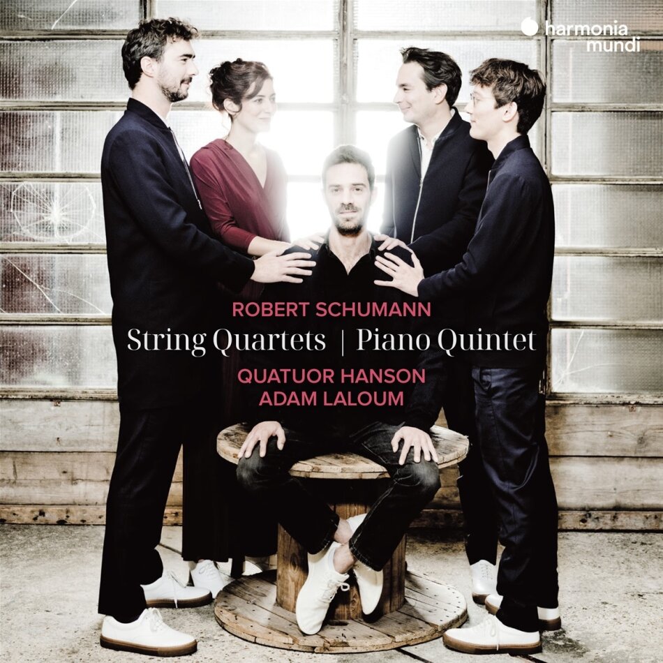 Quatuor Hanson, Robert Schumann (1810-1856) & Adam Laloum - String Quartets/Piano Quintet 2 CDs