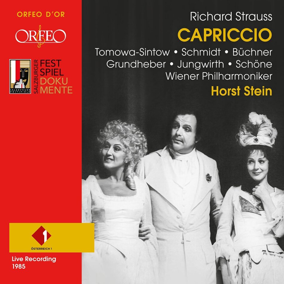 Büchner, Schöne, Minth, Anna Tomowa-Sintow & Richard Strauss (1864-1949) - Capriccio - Ein Konversationsstück Für Musik Op. 8 2 CDs