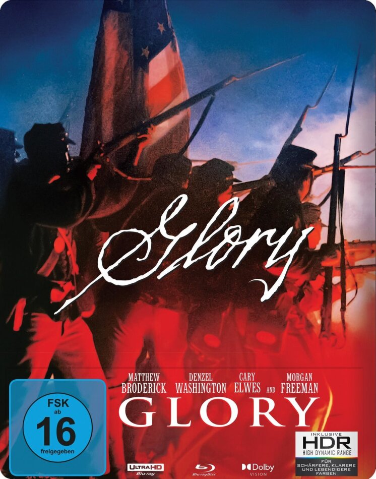 Glory (1989) Édition Limitée, Steelbook, 4K Ultra HD + Blu-ray