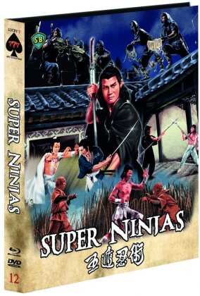 Super Ninjas (1982) (Full Sleeve Scanavo-Box, Bierfilz, Schuber, Limited Edition, Blu-ray + DVD)