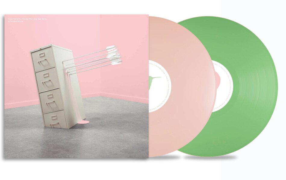 Modest Mouse - Good News For People Who Love Bad News 2024 Reissue, Pink & Green Vinyl, 2 LPs
