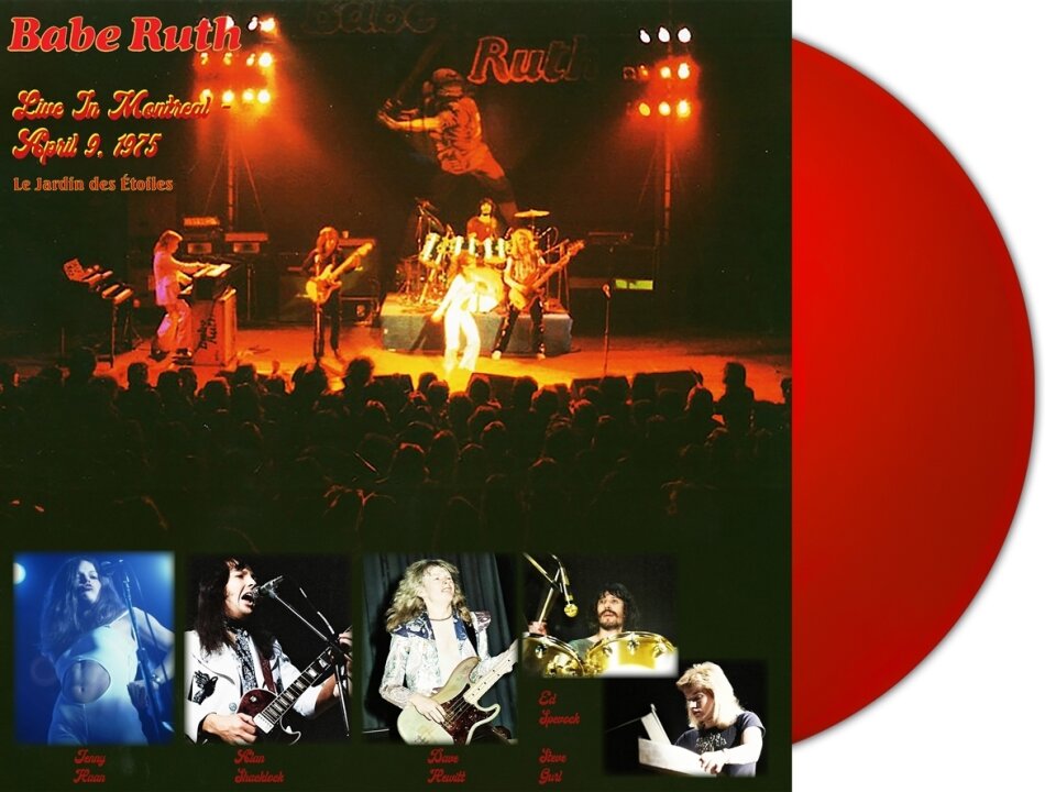 Babe Ruth - Live In Montreal April 9 1975 Red Vinyl, LP