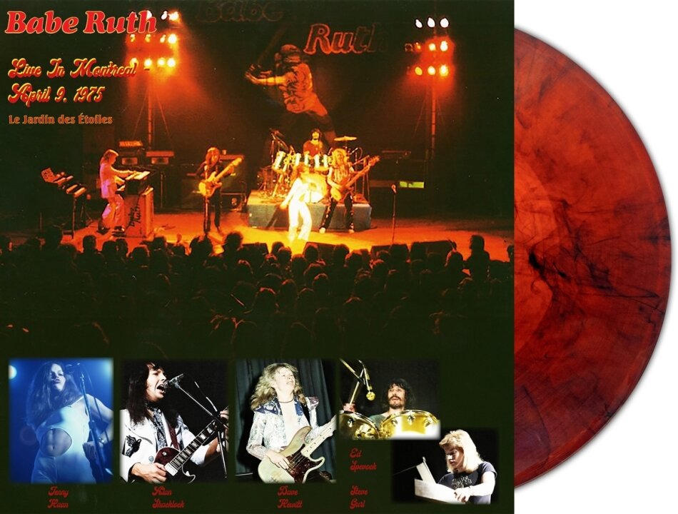 Babe Ruth - Live In Montreal April 9 1975 Red Vinyl, LP