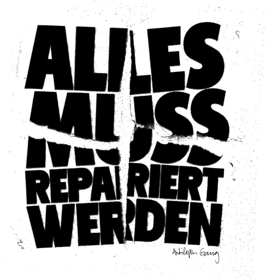 Antilopen Gang - Alles muss repariert werden Limited Edition, Clear Vinyl, 2 LPs