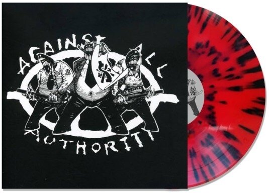 Against All Authority - 24 Hour Roadside Resistance 2024 Reissue, Red with Black Splatter Vinyl, LP