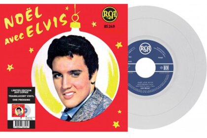 Elvis Presley - Ep Étranger N°12 - Noël Avec Elvis (Translucent Vinyl, 7" Single)