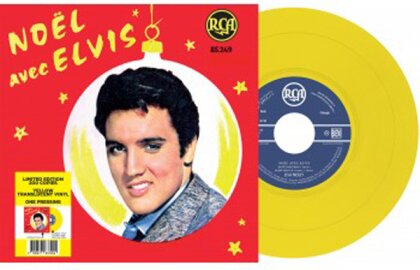 Elvis Presley - Ep Étranger N°12 - Noël Avec Elvis (Yellow Vinyl, 7" Single)