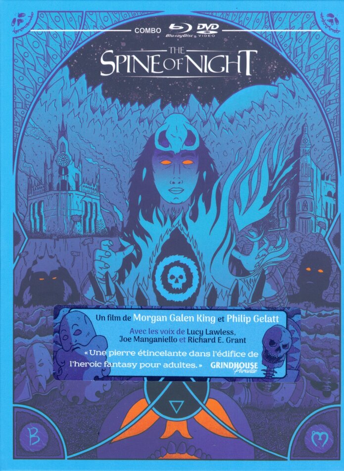 The Spine of Night (2021) Slipcase, Digipack, Limited Edition, Blu-ray + DVD