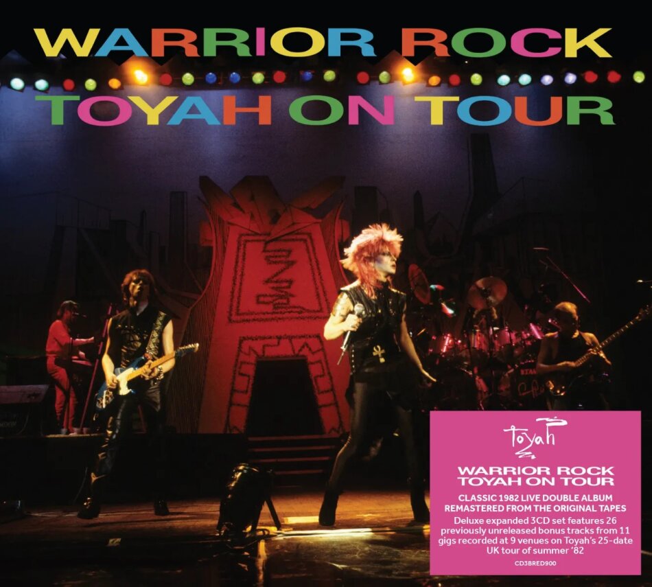 Toyah - Warrior Rock - Toyah On Tour Expanded, Cherry Red Records, 3 CD