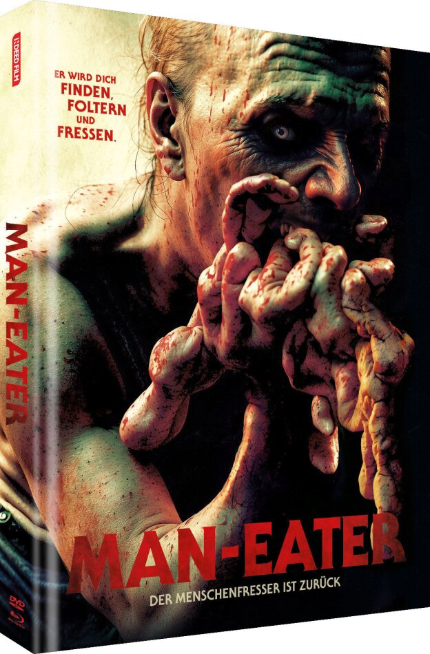 Man-Eater - Der Menschenfresser ist zurück (2022) Cover C, Edizione Limitata, Mediabook, Blu-ray + DVD