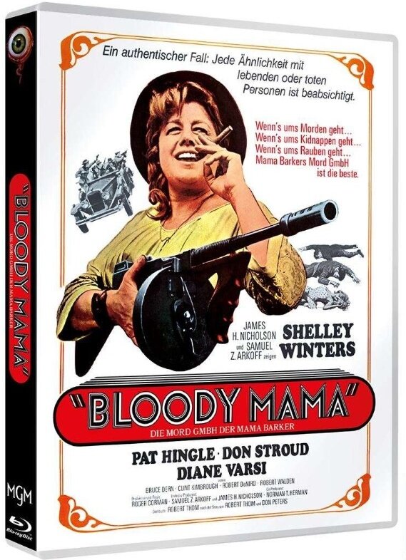 Bloody Mama (1970) Flip cover, Limited Edition, Blu-ray + DVD