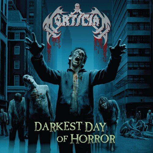 Mortician - Darkest Day Of Horror 2024 Reissue, Blue Splatter Vinyl, LP