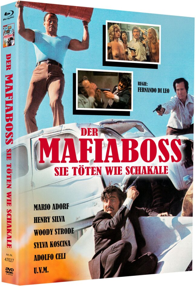Der Mafiaboss - Sie töten wie Schakale (1972) Cover H, Limited Edition, Mediabook, Blu-ray + DVD