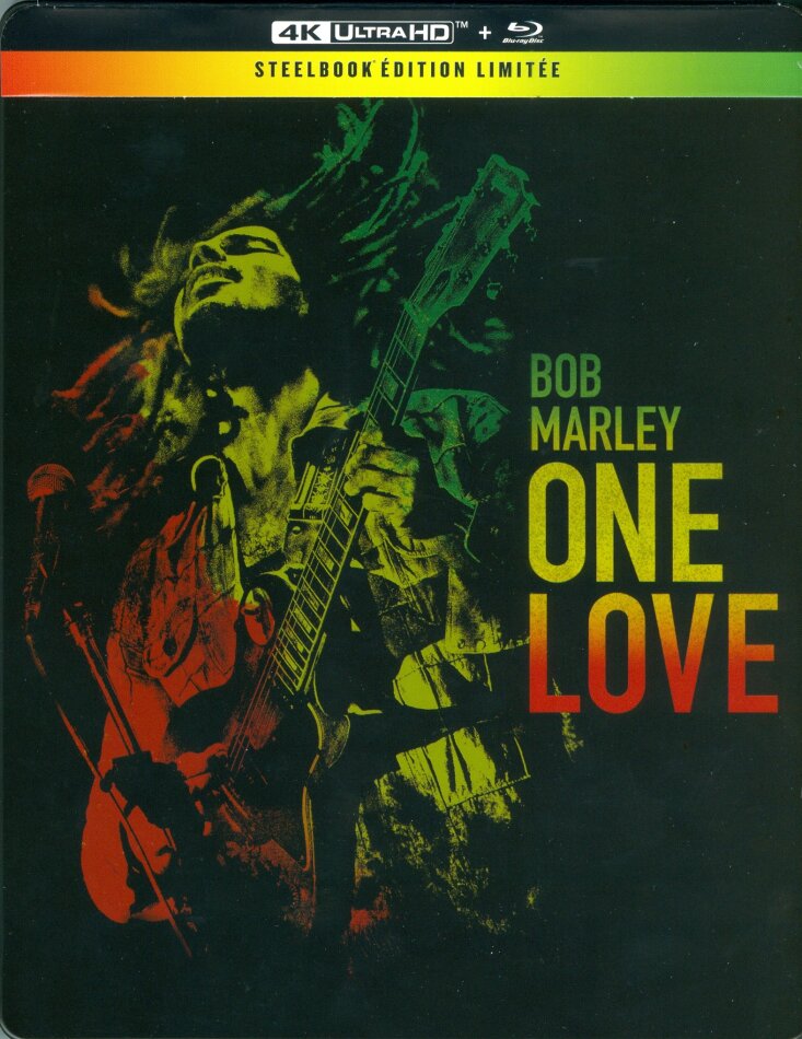 Bob Marley: One Love (2024) Limited Edition, Steelbook, 4K Ultra HD + Blu-ray