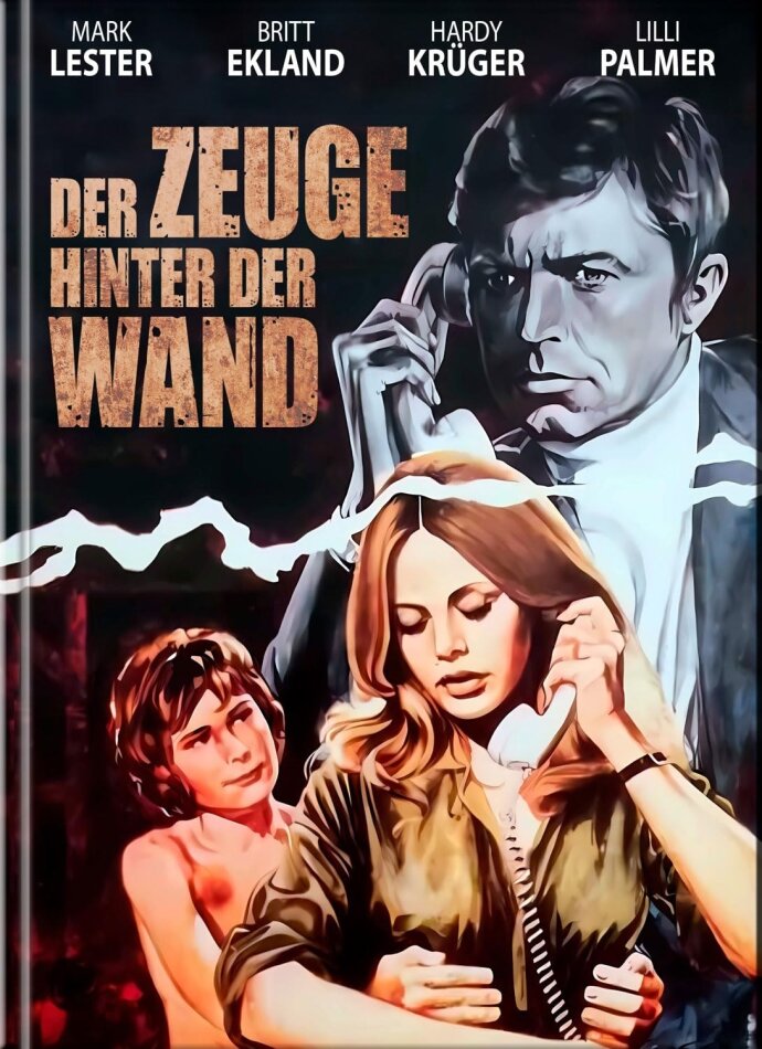 Der Zeuge hinter der Wand (1972) Cover A, Édition Limitée, Mediabook, Blu-ray + DVD