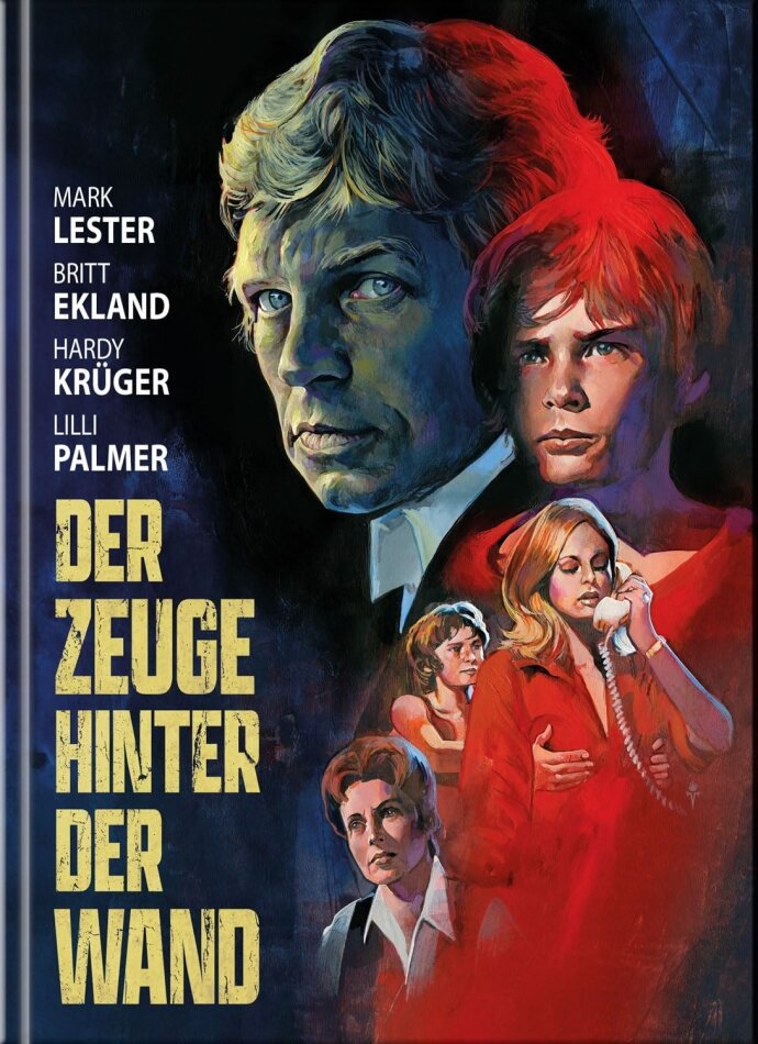 Der Zeuge hinter der Wand (1972) Cover B, Édition Limitée, Mediabook, Blu-ray + DVD