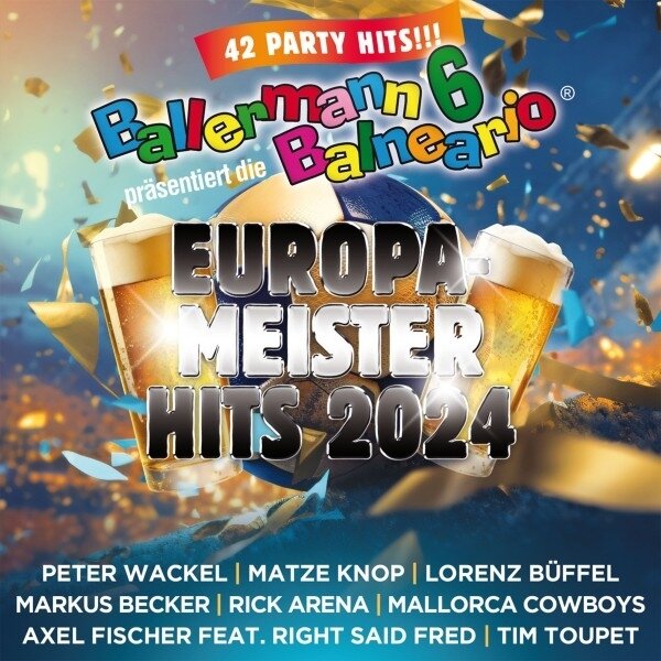 Ballermann 6 Balneario: Europameister Hits 2024 2 CDs