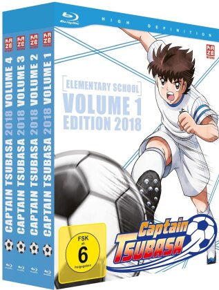 Captain Tsubasa - Vol. 1-4 (2018) (Gesamtausgabe, Bundle, 8 Blu-rays)