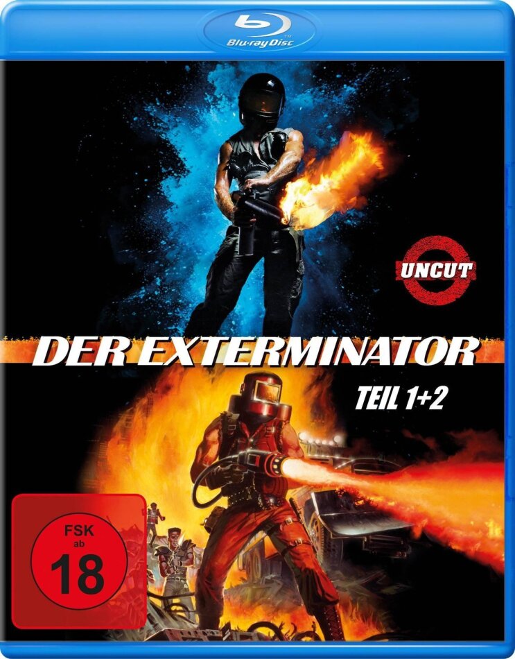 The Exterminator 1 & 2 Uncut, 2 Blu-ray