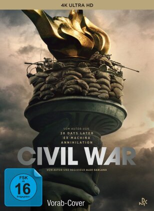Civil War (2024) (Limited Edition, Mediabook, 4K Ultra HD + Blu-ray)