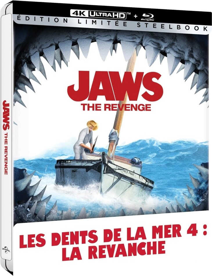 Jaws - The Revenge - Les dents de la mer 4 - La revanche (1987) Édition Limitée, Steelbook, 4K Ultra HD + Blu-ray