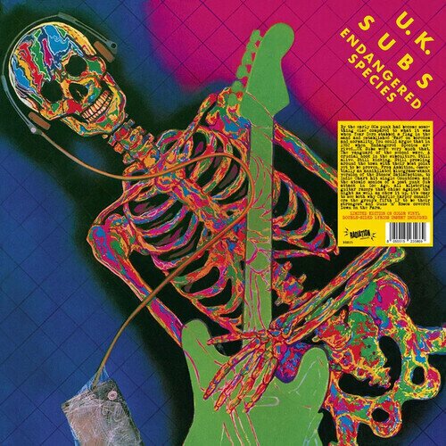 UK Subs - Endangered Species 2024 Reissue, Pink Vinyl, LP