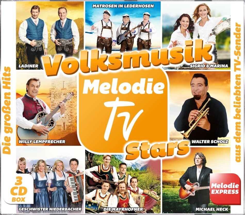 Volksmusik Stars - Melodie TV 3 CDs