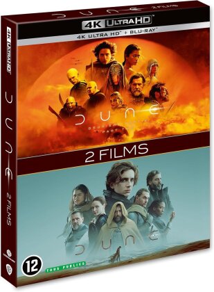 Dune - Partie 1 (2021) / Dune - Partie 2 (2024) (2 4K Ultra HDs + 2 Blu-ray)