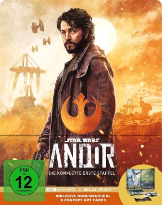 Andor - Staffel 1 (Limited Collector's Edition, Steelbook, 3 4K Ultra HDs + 3 Blu-rays)