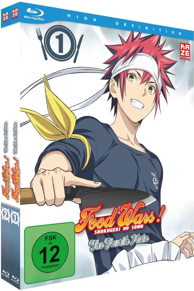 Food Wars! The Fourth Plate - Staffel 4 - Vol. 1-2 Gesamtausgabe, Bundle, 2 Blu-rays