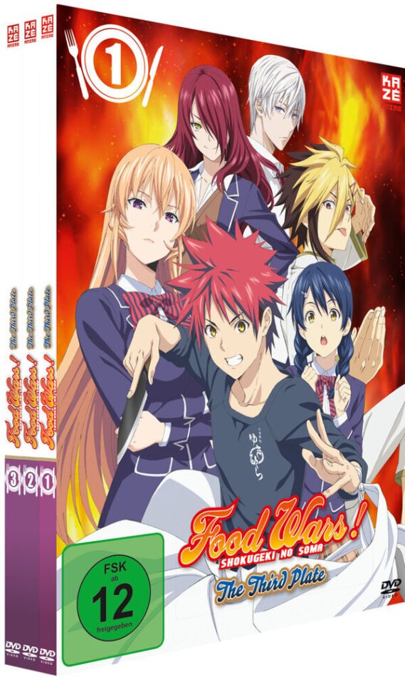 Food Wars! The Third Plate - Staffel 3 - Vol. 1-4 Edizione completa, Bundle, 4 DVD