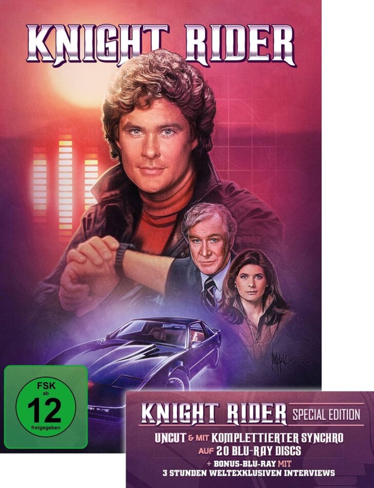 Knight Rider - Die komplette Serie Special Edition, Uncut, 21 Blu-rays