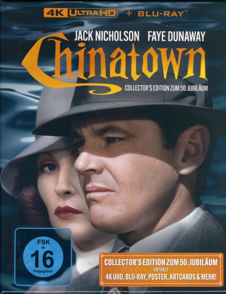 Chinatown (1974) Slipcase, 50th Anniversary Edition, Limited Collector's Edition, 4K Ultra HD + Blu-ray