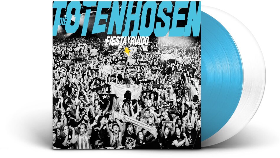 Die Toten Hosen - Fiesta y Ruido: Die Toten Hosen live in Argentinien Limitata, Numeriert, Gatefold, Weisses und Blaues Vinyl, 2 LP