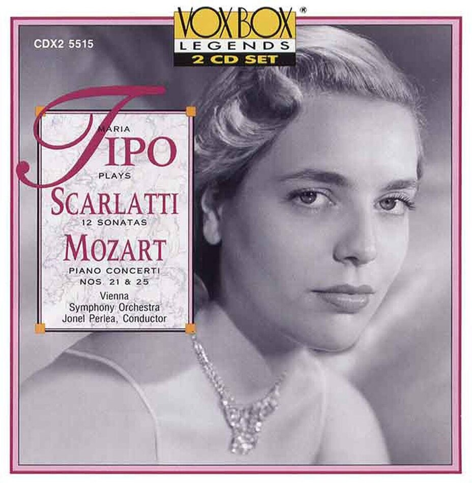 Vienna Symphony Orchestra, Domenico Scarlatti (1685-1757), Wolfgang Amadeus Mozart (1756-1791), Jonel Perlea & Maria Tipo - Plays Scarlatti & Mozart