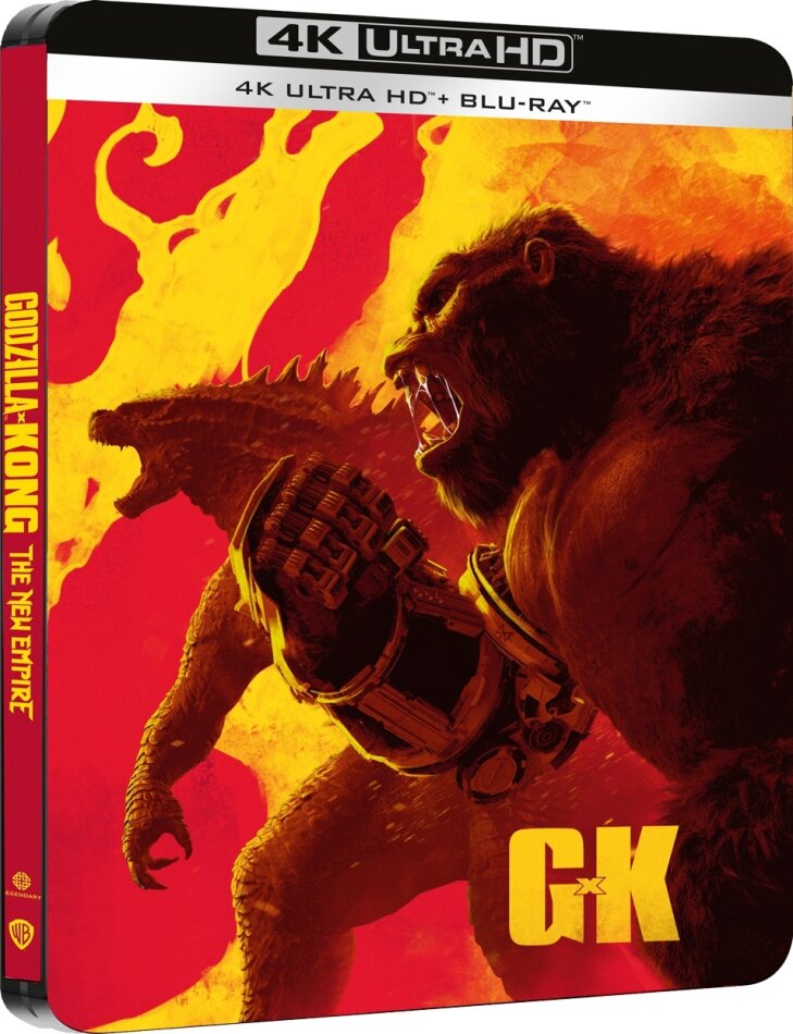 Godzilla e Kong - Il nuovo impero (2024) Cover 2, Edizione Limitata, Steelbook, 4K Ultra HD + Blu-ray