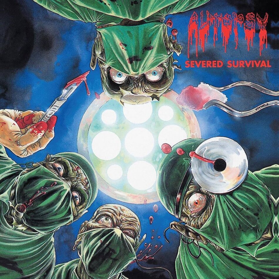 Autopsy - Severed Survival 2024 Reissue, Peaceville, 140 Gramm, Green Sleeve, 35th Anniversary Edition, Black/Red Vinyl, LP