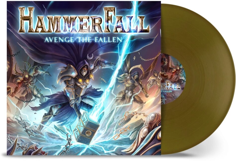 Hammerfall - Avenge The Fallen Gatefold, Limited Edition, Gold Colored Vinyl, LP