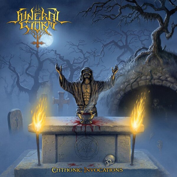 Funeral Storm - Chthonic Invocations Black Or Blue/Clear Galaxy, LP