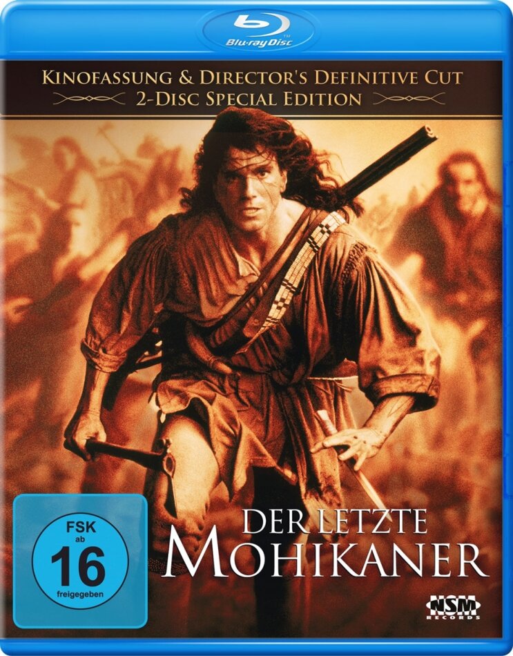 Der letzte Mohikaner (1992) Director's Cut, Cinema Version, Special Edition, 2 Blu-rays