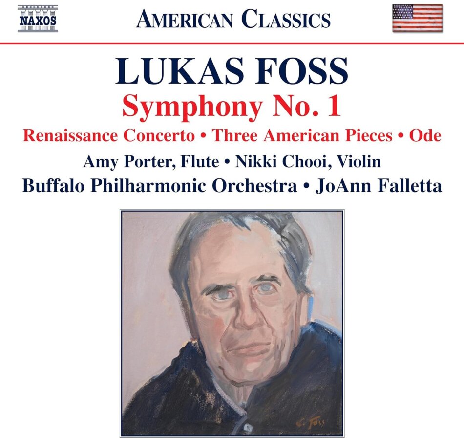 Lukas Foss (1922-2009), JoAnn Falletta & Buffalo Philharmonic Orchestra - Symphony No.1 - Ode - Renaissance Concerto - u.a.