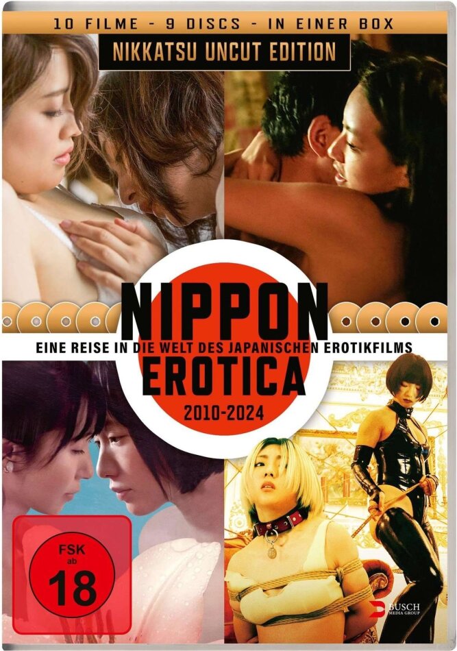 Nippon Erotica - Eine Reise in die Welt des japanischen Erotikfilms 2010-2024 Nikkatsu Uncut Edition, 9 DVD