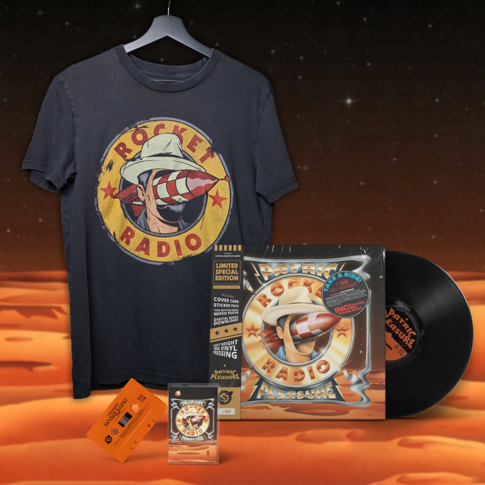 Patric Pleasure - Rocket Radio Super Bundle, + T-Shirt L, 2 LPs + Audio cassette