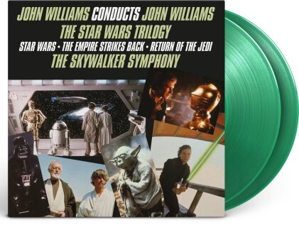 John Williams - John Williams Conducts - The Star Wars Trilogy (2024 Reissue, Music On Vinyl, Green Vinyl, 2 LPs)