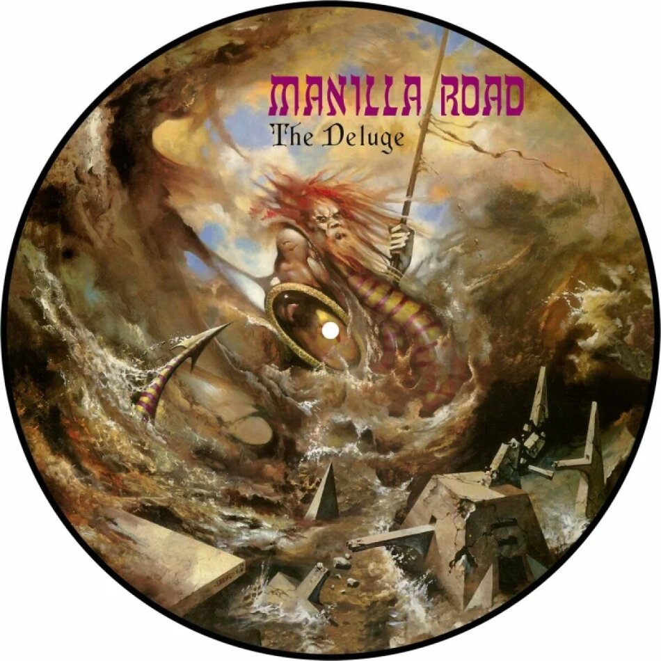 Manilla Road - The Deluge 2024 Reissue, High Roller Records, Picture Disc, LP