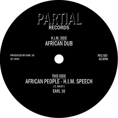 Earl 16 - African People - Him Speech 7" Single